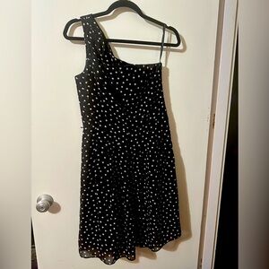 Polka Dot One Shoulder